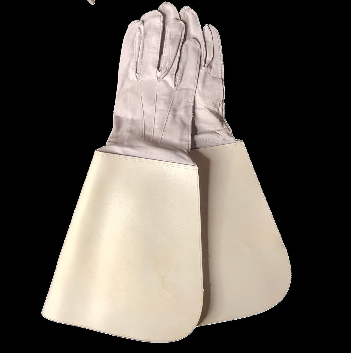 STOCK CLEARANCE Drum Major Gauntlets, all leather, 6" or 9" cuffs