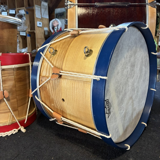 Child Size Rope Tension Bass Drum - 16" dia x 11" deep ash shell
