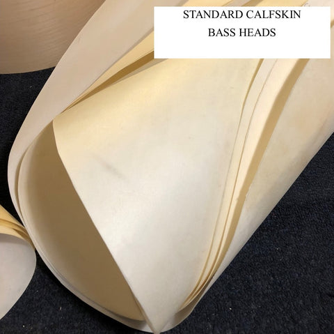 calfskin bass head, standard