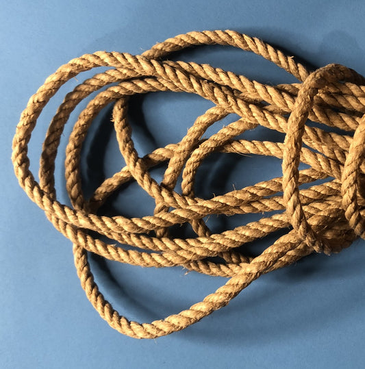 50% Off - Price as Listed -Spool End Lengths of Rope, Natural European Hemp