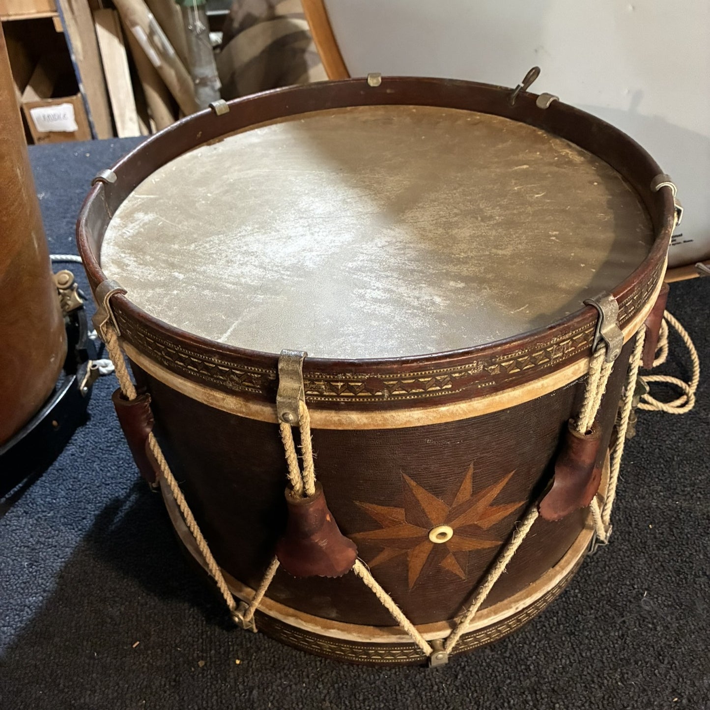Vintage  J. W. Pepper Drum ca. 1882-1909 (reversable conversion to rope)