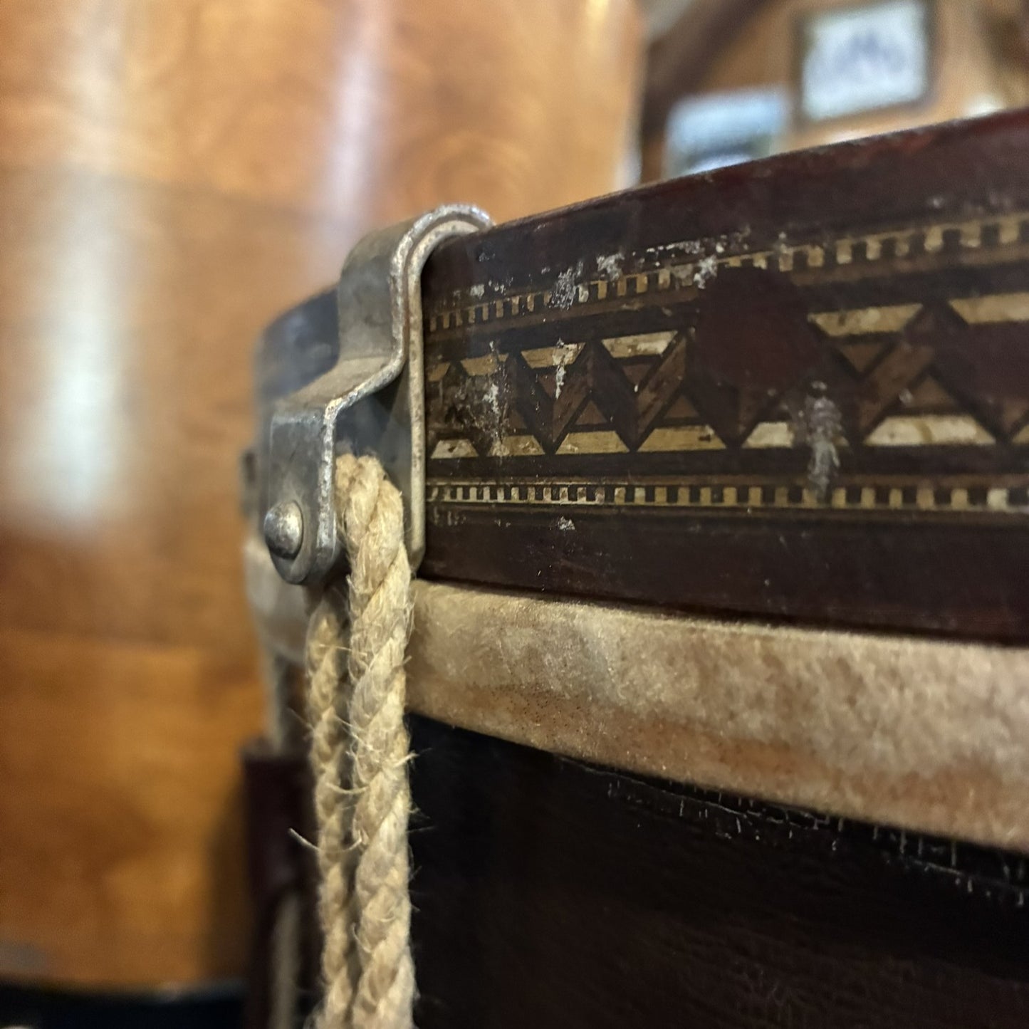 Vintage  J. W. Pepper Drum ca. 1882-1909 (reversable conversion to rope)