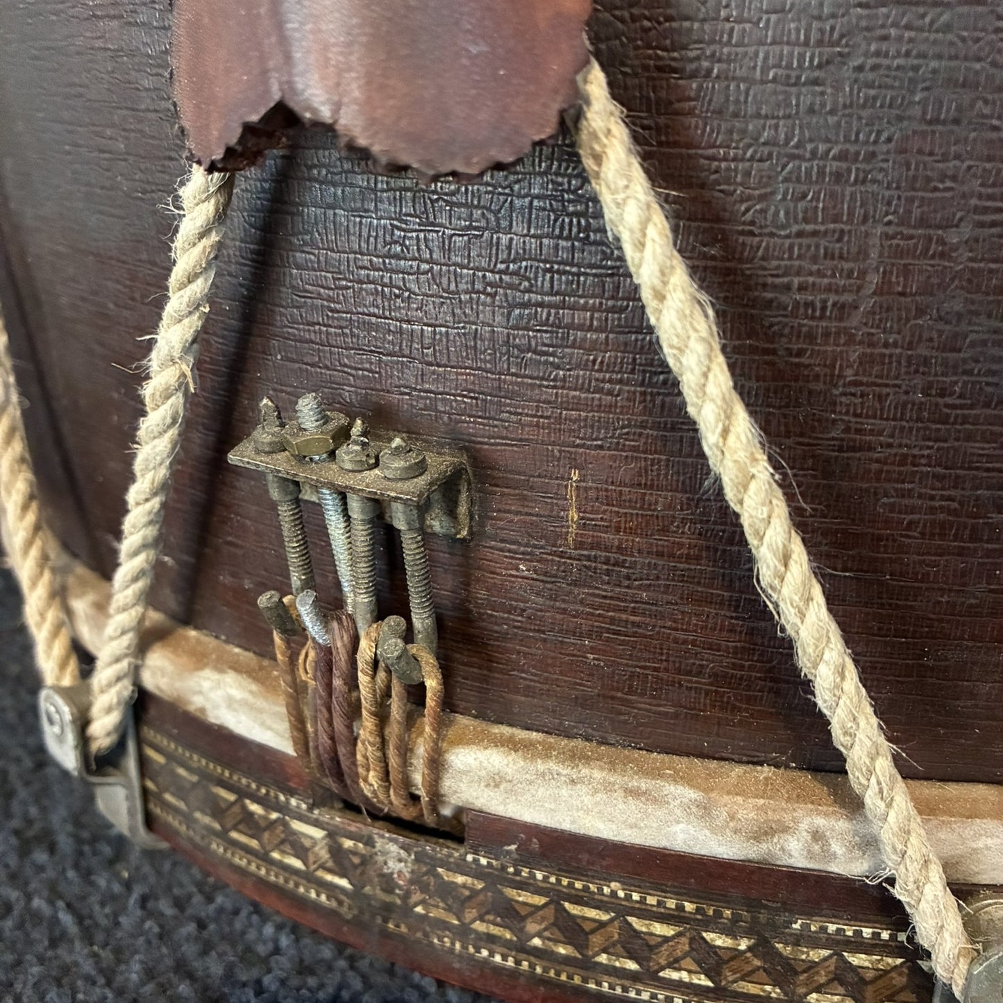 Vintage  J. W. Pepper Drum ca. 1882-1909 (reversable conversion to rope)