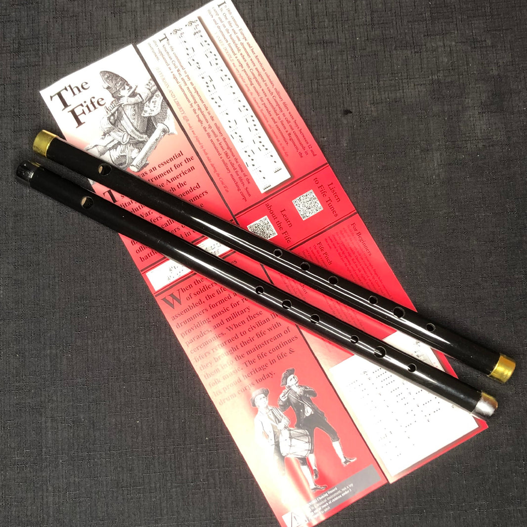 Cooperman Black Plastic Fifes – Cooperman Drum Shop