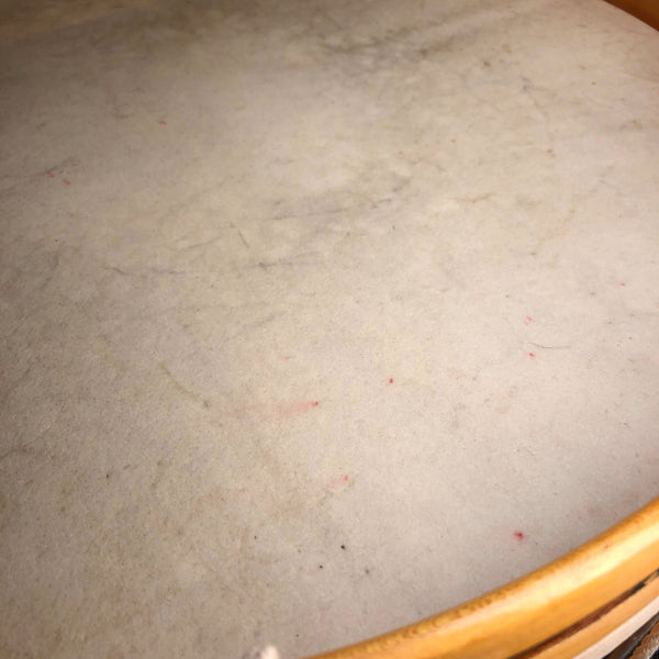 17" dia x 13" Shop Drum with Hand Inlay Star