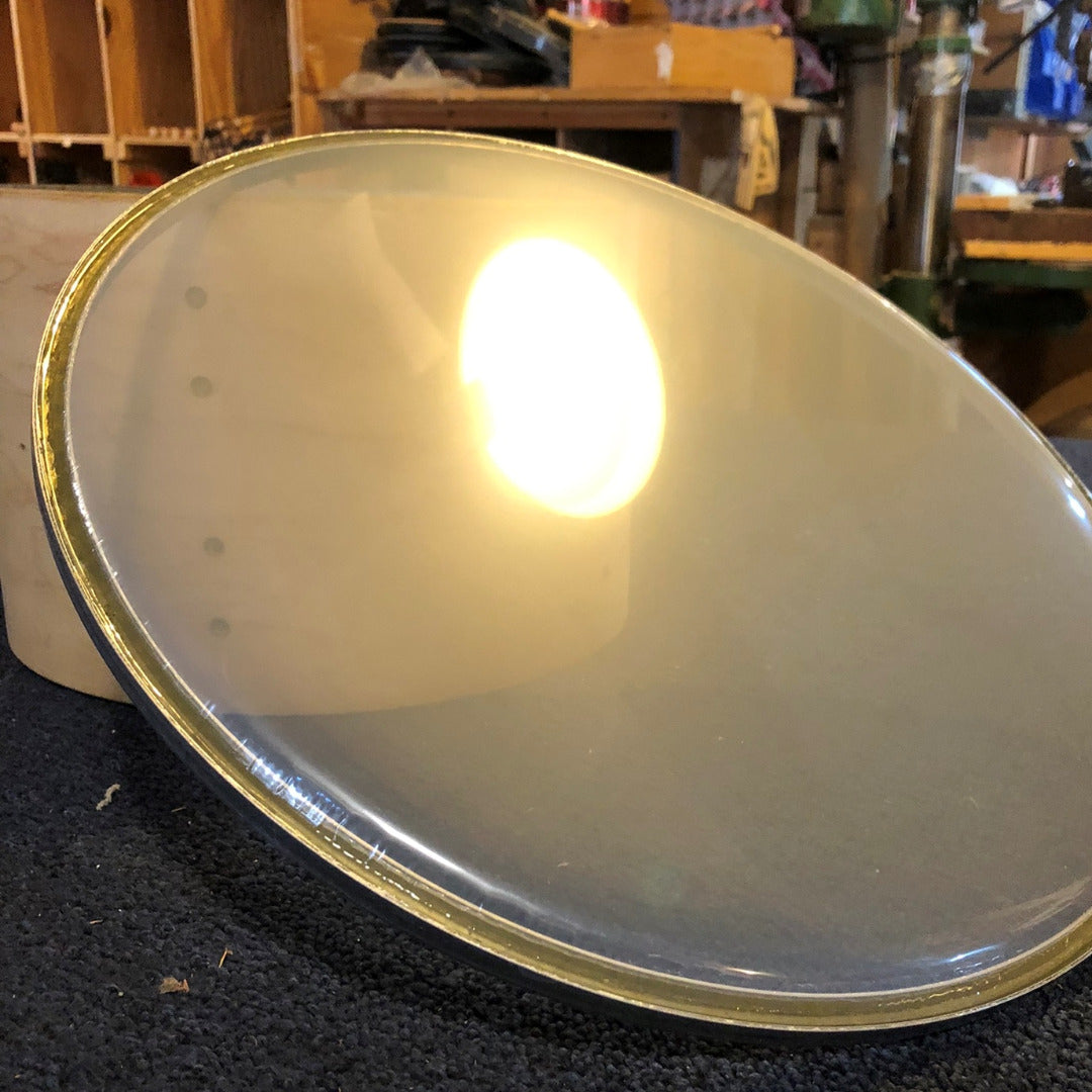 Cooperman custom Remo head, resonant snare side