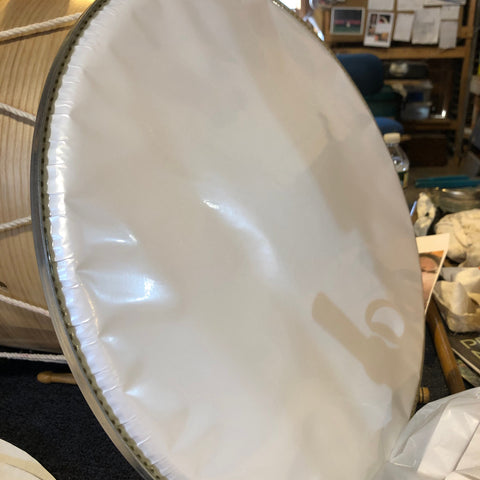 Cooperman custom Remo head, kevlar batter side