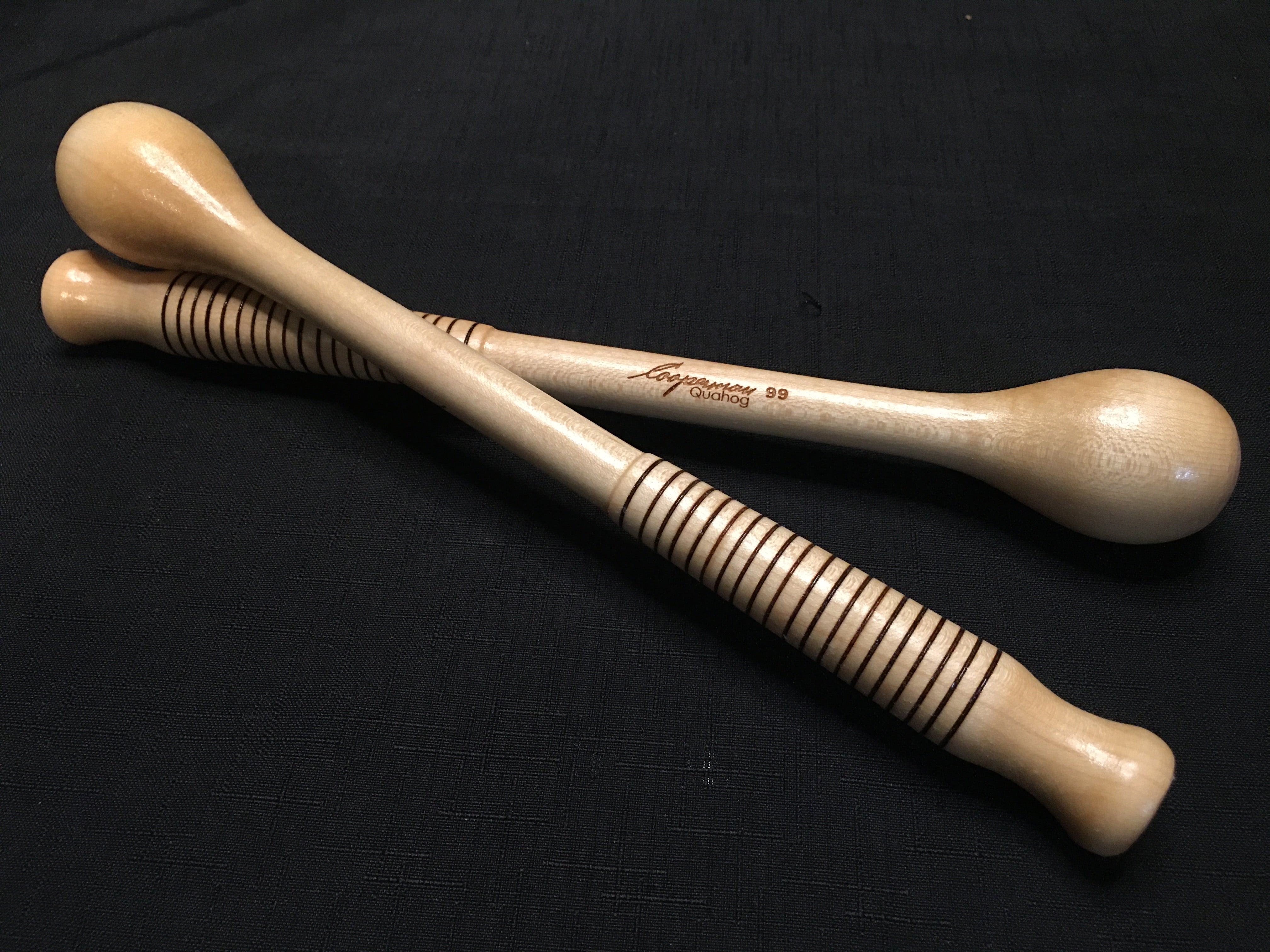 Fooperman Model 99: Quahog Mallet (Bass Beater) Pairs – Cooperman Drum Shop