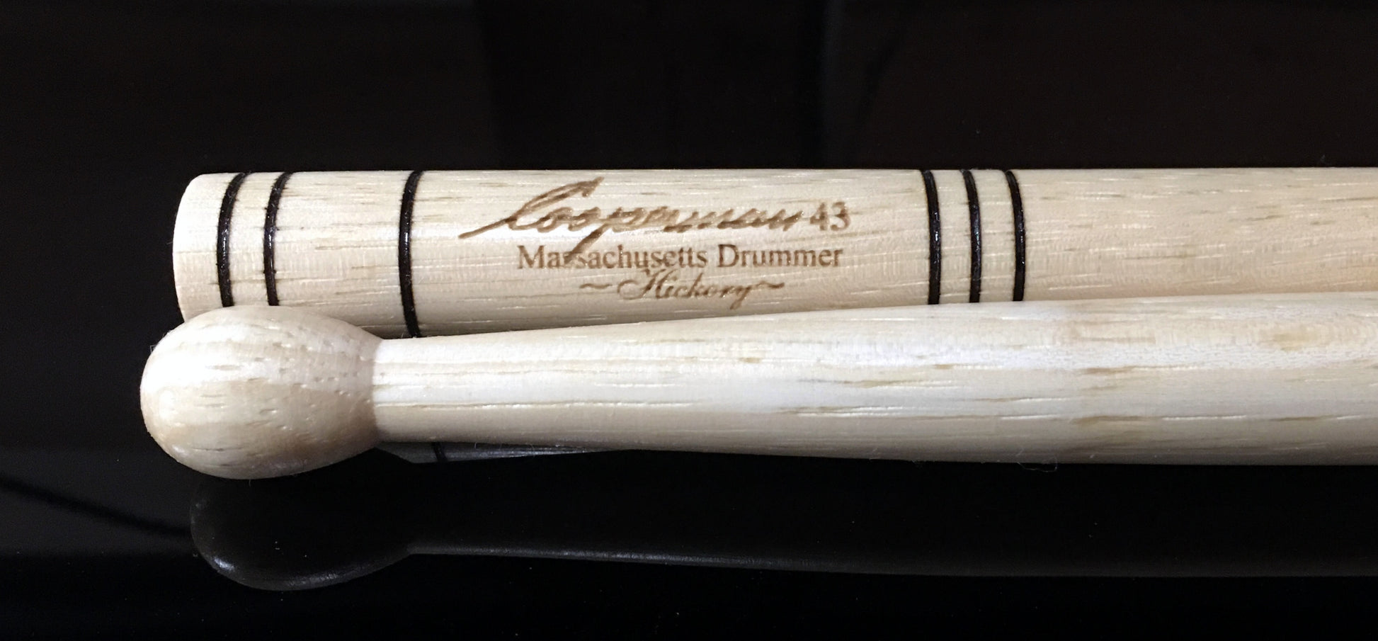 Cooperman model #43 Massachusetts Drummer marching drumsticks