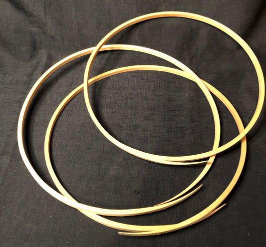 Cooperman solid one ply flesh hoops, unglued